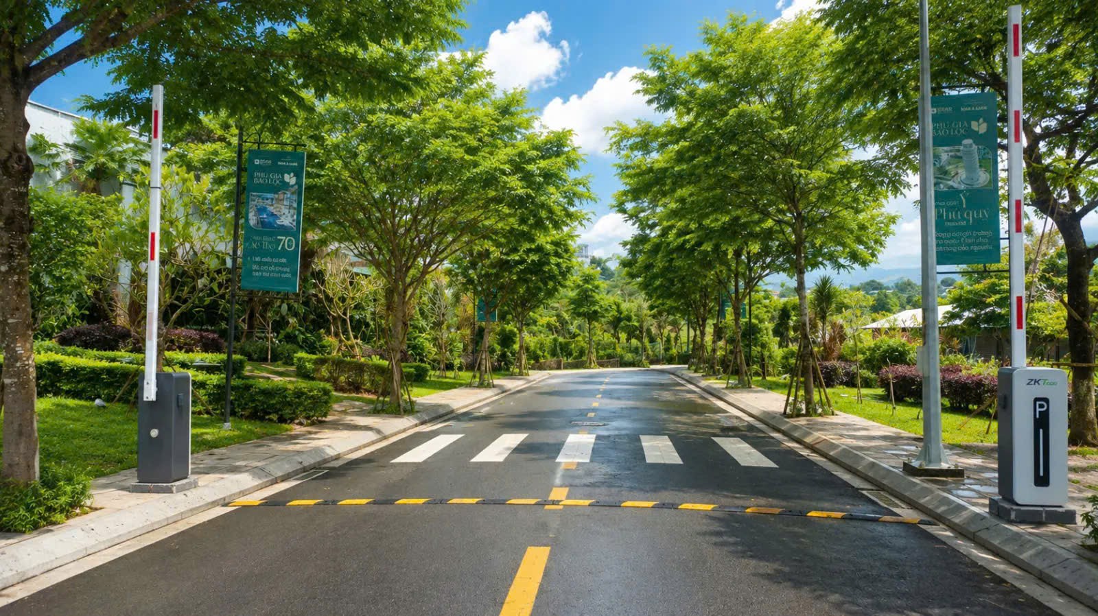 Đường nội khu Phú Gia Bảo Lộc